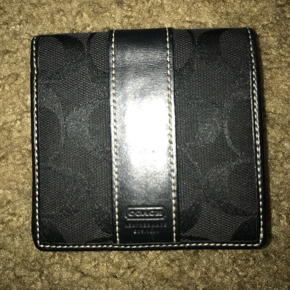 Black coach wallet